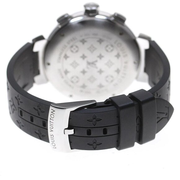 LOUIS VUITTON Tambour Chronograph Voyage Q102A Limited to 688 AT Men's_817534 - Picture 5 of 6